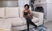 Big Tits African Milf's Casting Surprise with White Agent