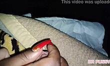 tattooed african babysitter milks 23cm white cock with wet handjob orgasm