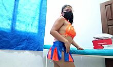 Stepdaughter's Ass Plug Wiggles So Hot!