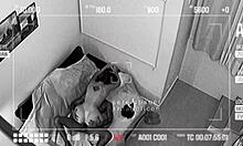 security cam catches lover pounding wife hard and gulping milk while hubby slaves at work