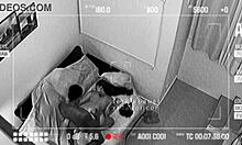security cam catches lover pounding wife hard and gulping milk while hubby slaves at work