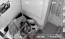 security cam catches lover pounding wife hard and gulping milk while hubby slaves at work