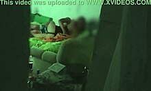 Wife Takes Double Penetration Creampie from Two Cocks While Husband Watches Romantic Mff Threesome