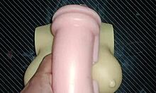 kissy and dolly start with sloppy blowjobs then switch to ass-to-mouth anal creampie on tits