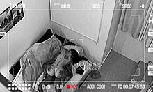security cam catches lover pounding wife hard and gulping milk while hubby slaves at work