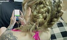 wanna peek at my hot stepmommy's wet shaved pussy taboo lingerie tease?