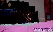 Teen Babe Devours Stepbro's Cock Before Facial Creampie Finish