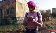 german scout picks french blonde endy huge tits big clit for casting deepthroat rough doggystyle creampie