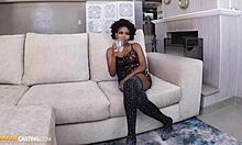 Big Tits African Milf's Casting Surprise with White Agent