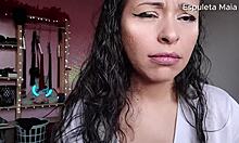 morena gostosa guides your hand with dirty joi foot fetish instructions