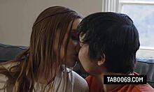 Laney Grey Shares Boyfriend In Wild Double Penetration Threesome Ride