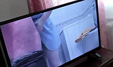 Sexy Blonde's Wet Pussy Explodes In Morning Squirt As Neighbor Watches Her Solo Climax!