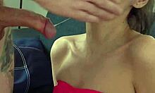 BTS: Candie Cross Serves as My Personal Deepthroat Slut in Fishnets