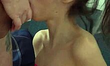 BTS: Candie Cross Serves as My Personal Deepthroat Slut in Fishnets