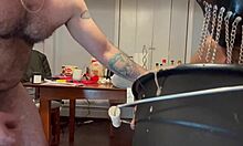 whoa extreme whore pukes soda ice cream drinks it while rimming and facefucked hard 😵🍦