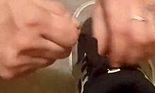 Friend Trashes Sneakers in Playful Shoe Fun