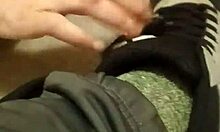 Friend Trashes Sneakers in Playful Shoe Fun