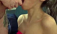 BTS: Candie Cross Serves as My Personal Deepthroat Slut in Fishnets