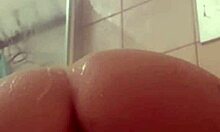 Shower Fingering Leads to Squirting Explosion!