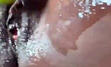 CAN YOU MAKE THAT PUSSY DRIP with creampie in see-through cucumber play