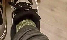 Friend Trashes Sneakers in Playful Shoe Fun