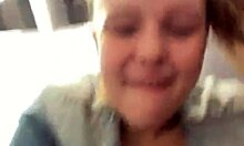 Shaved Fat BBW Teases Pussy Fingers in Extreme Public Spot