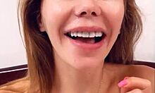 Petite babe wakes to dick pounding pussy morning facial cumshot