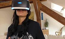 roommates ditch vr games for wet pussy licking and horny fingering fun?