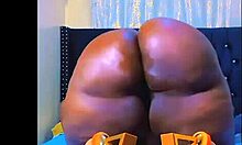 Chubby BBW Twerks Oiled Ass In Heels Spreads Gaping Hole For Daddy
