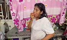 Watch this 18yo mexican stepdaughter strip bare and finger her tight pussy first time ever!