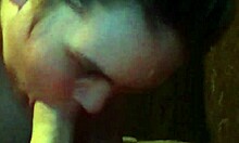 Young Wife Deepthroats Thick 8-Inch Cock with Toys