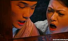 Sexy milf pornstar gives hot handjob blowjob with big tits