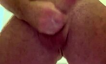 my muscles tense as i cum hard to her dirty talk