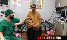 daisy mynx backstage in latex gloves spreading for anal toys and vibes