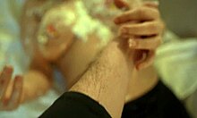 whoa this messy milf wife's sloppy handjob drains my huge load 💦💦