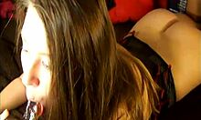 Cam Girl Amazing Big Tits Masturbates Fingers Ass Deep On Webcam