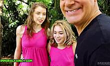 rika fane swaps cum creampie with sorority sister eden ivy during intense hazing threesome ritual