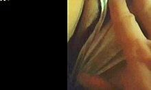 hot young stepdaughter lounges on sofa in panties and lingerie teasing for licks