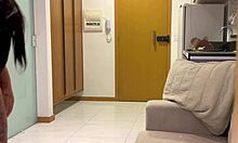 girlfriend fulfills boyfriend's fantasy fucking her half-sister twin together