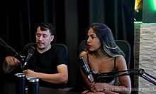 I can't get enough of Kaliente couple's steamy podcast moments with Bia Hot part 2