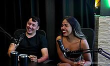 I can't get enough of Kaliente couple's steamy podcast moments with Bia Hot part 2