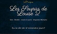 Louise gasps through dirty talk solo orgasms in sighs 2