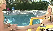 Stepmom And Stepdaughter Lick Pussies In Intense 69