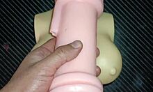 kissy n dolly spread vagina n ass fer creampie on tits