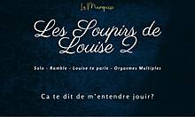 Louise gasps through dirty talk solo orgasms in sighs 2