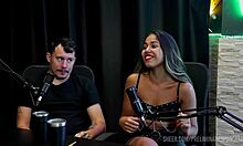 I can't get enough of Kaliente couple's steamy podcast moments with Bia Hot part 2