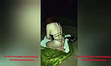 Fucking neighbor's wife on her balcony at night 🌙🍑