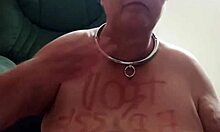 Chienne Marie Shumilie Bound in Bondage Takes Master's Huge Dildo in Maid Outfit!