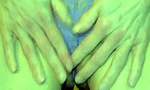 Slutty Milf Rips Clothes for Shaved Pussy Striptease Tease