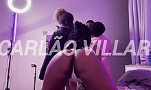 pretinha shakes ass while sucking cock live sensually